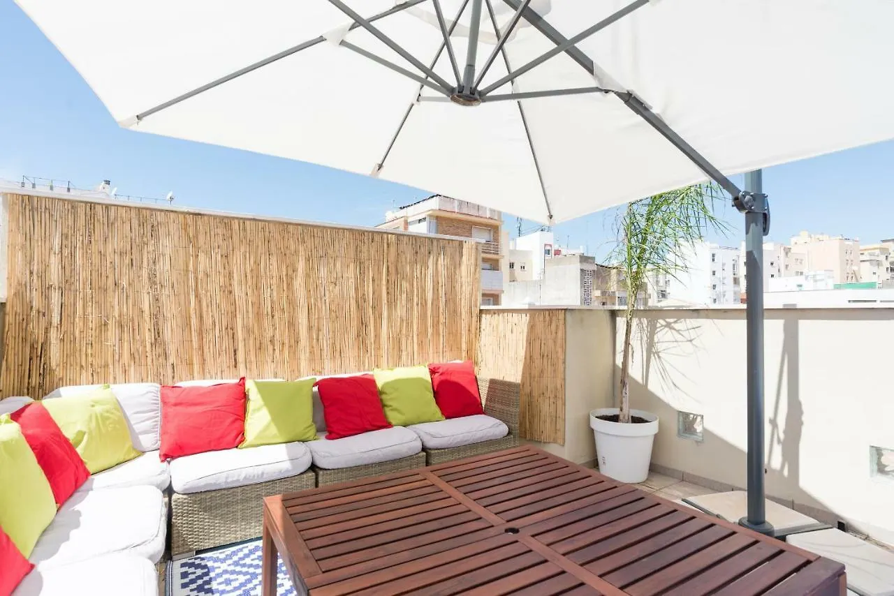 Ma3A-Apt With Rooftops-Next To Old Town Malaga Spain